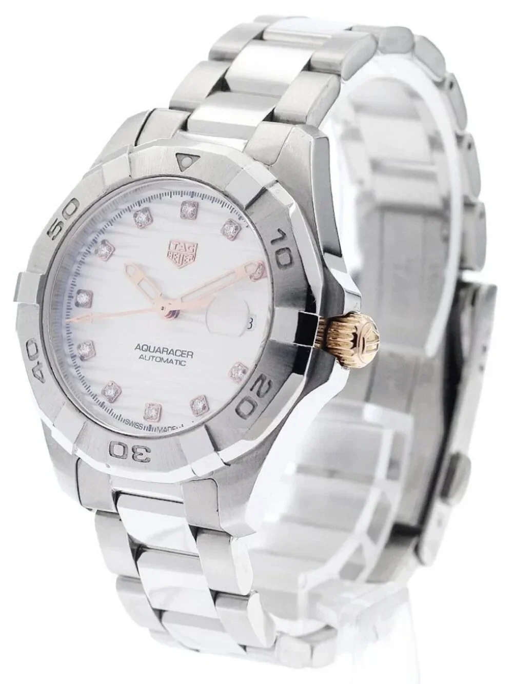 TAG HEUER Aqua racer WBD2320 11P diamond Automatic Ladies Watch_960083